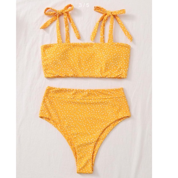 SHEIN Other - Polka Dot high waisted bikini NEW